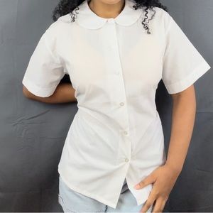 White button up in size XS